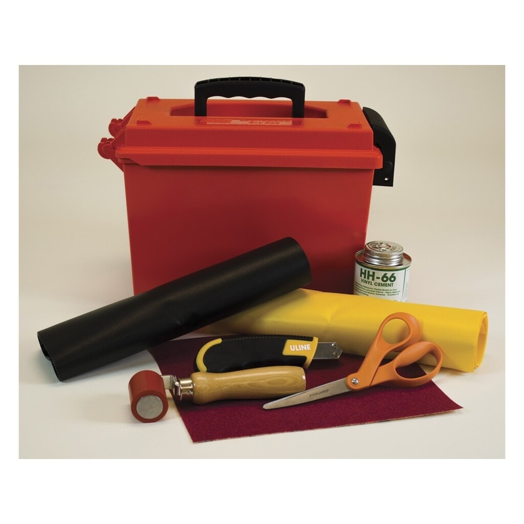 Produktabbildung: Justrite® Repair Kit QuickBerm® , PVC-beschichteter Reparatursatz für Gewebe