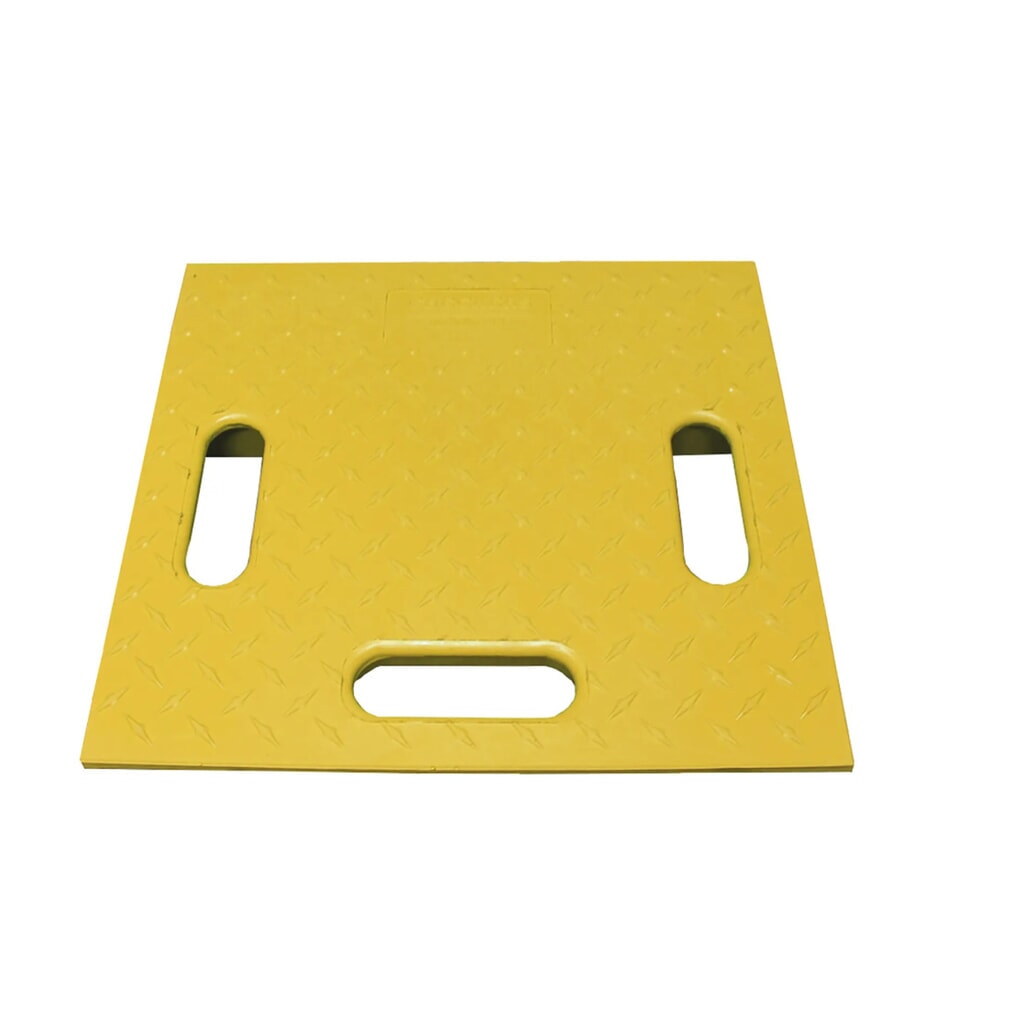 Justrite® Schlauchbrücke Diamondback® , Rampe, LxB 260 x 410 mm, gelb Produktabbildung: Justrite® Schlauchbrücke Diamondback® , Rampe, LxB 260 x 410 mm, gelb