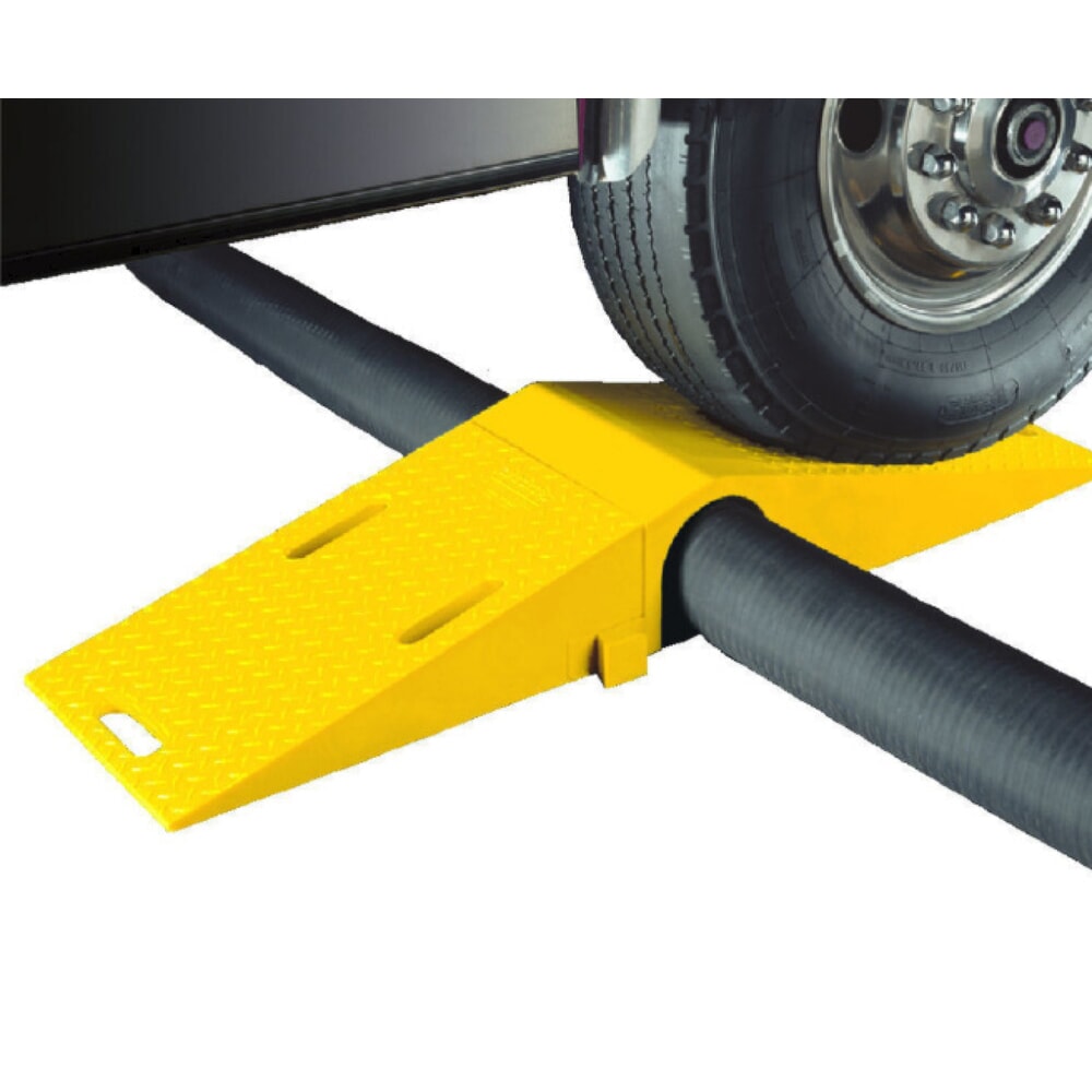 Produktabbildung: Justrite® Schlauchbrücken-System Diamondback® , gelb