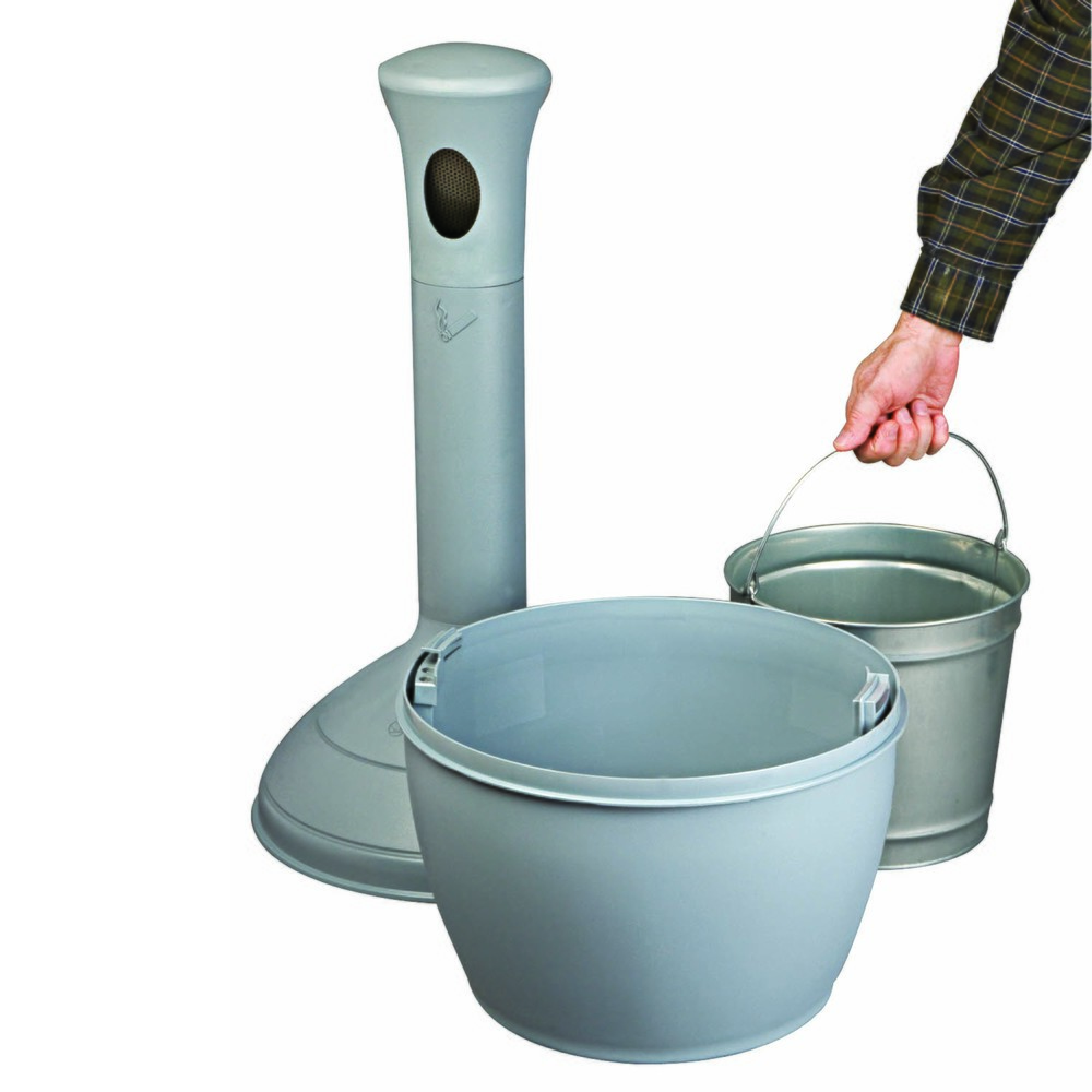 Produktabbildung Nr. 4: Justrite® Sicherheits-Standascher Elite™, 15 Liter, grau