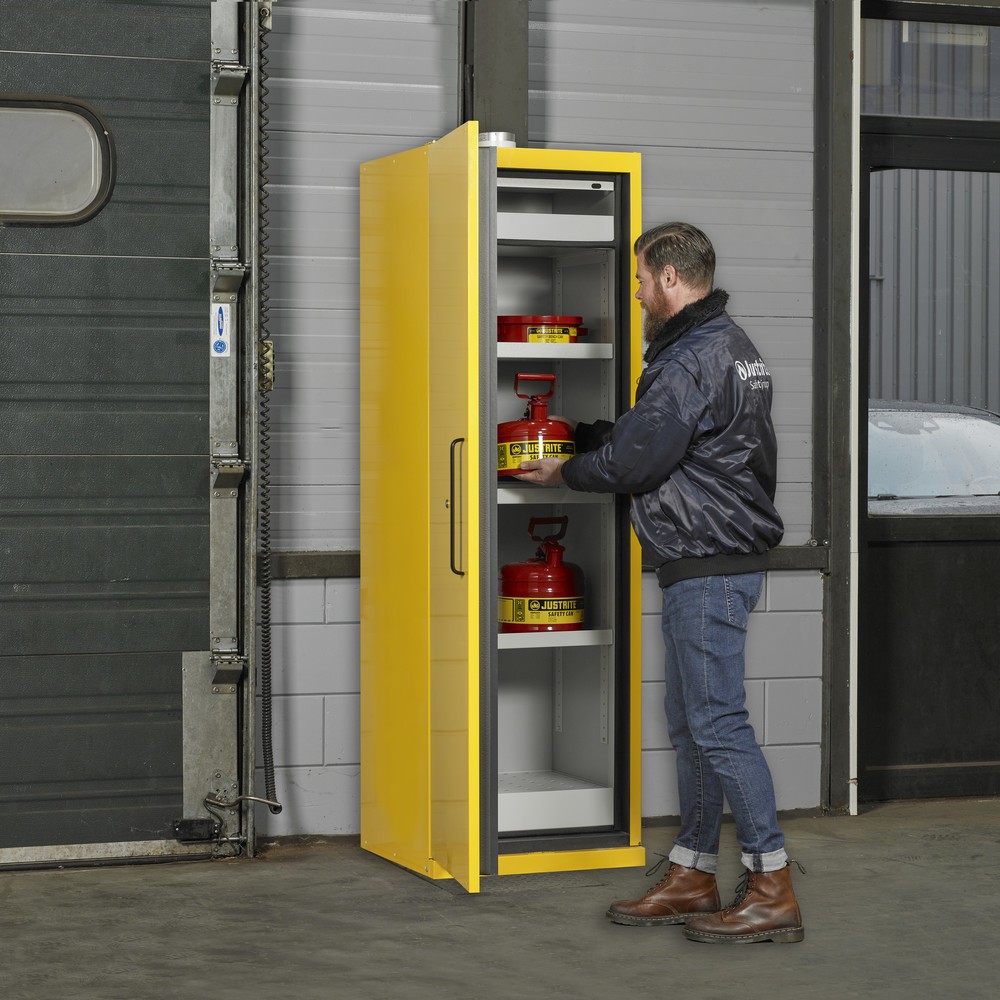 Produktabbildung Nr. 2: Justrite® Sicherheitsschrank EN F90, 1-flügelig