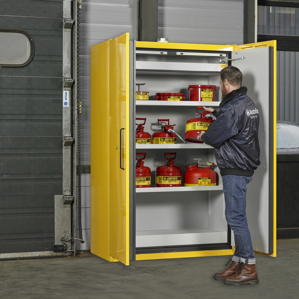 Produktabbildung Nr. 2: Justrite® Brandschutzschrank EN F90, 2-flügelig