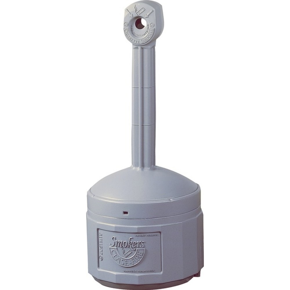 Produktabbildung: Justrite® Standascher, D419xH978mm grau, Standard Polyethylen