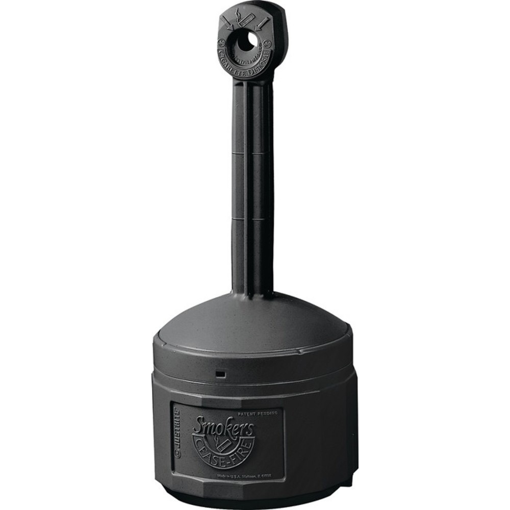 Produktabbildung: Justrite® Standascher, D419xH978mm schwarz, Standard Polyethylen