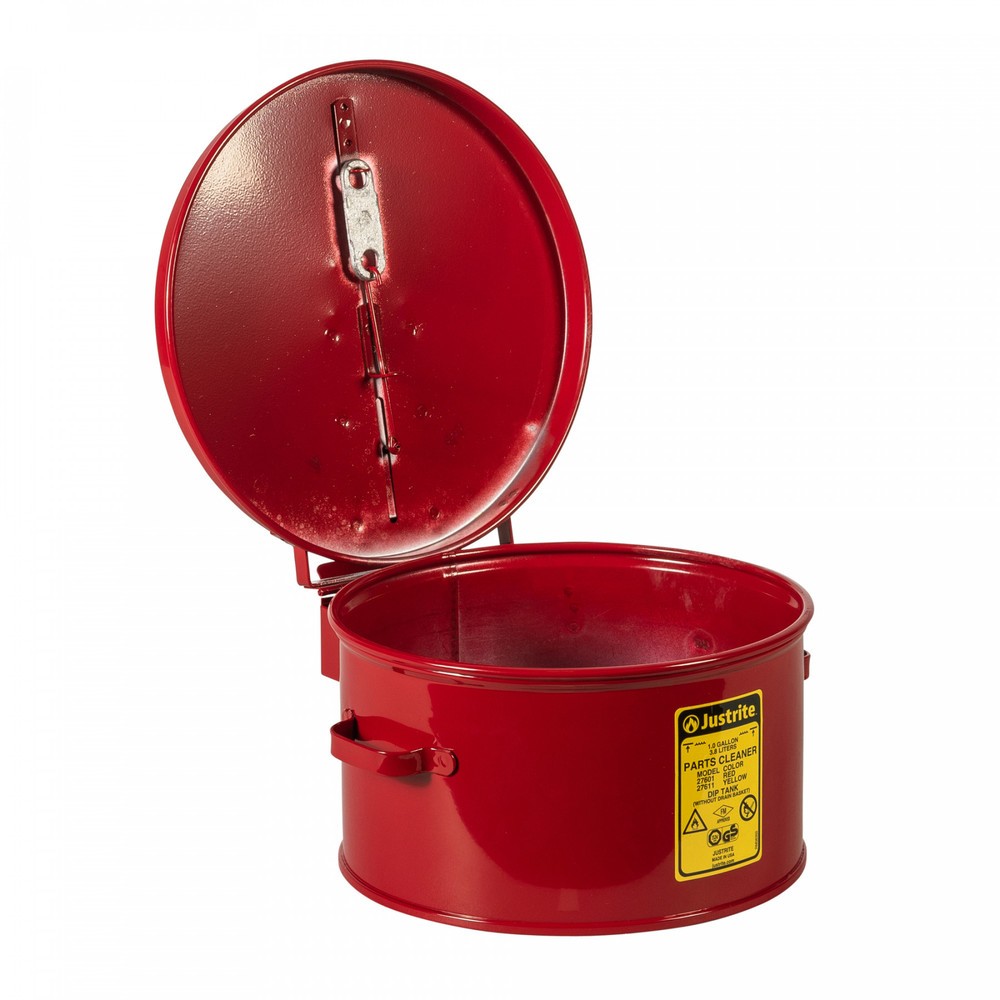 Produktabbildung Nr. 2: Justrite® Wasch- und Tauchbehälter, gelb, 8 Liter