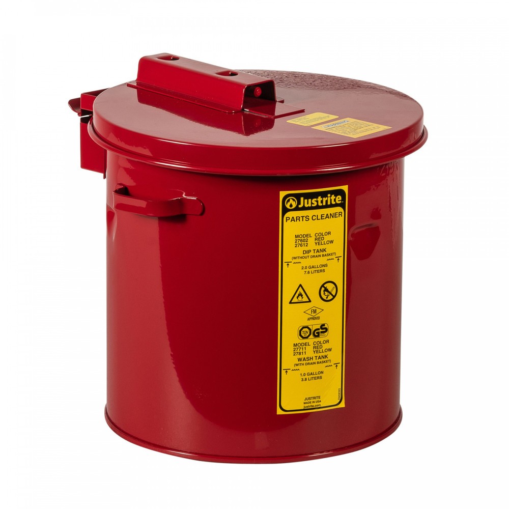 Produktabbildung Nr. 1: Justrite® Wasch- und Tauchbehälter, rot, 8 Liter