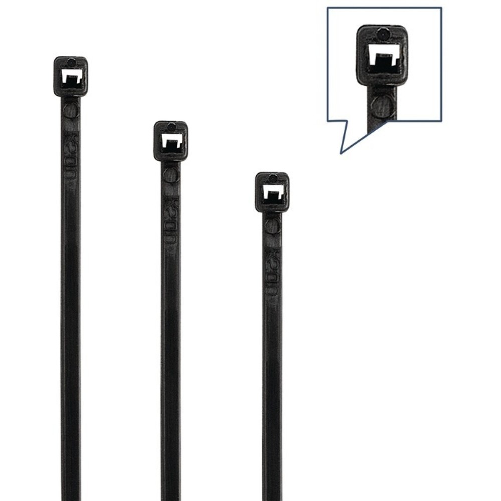 Produktabbildung: Kabelbinderset 350-tlg.PA schwarz/UV-stabil