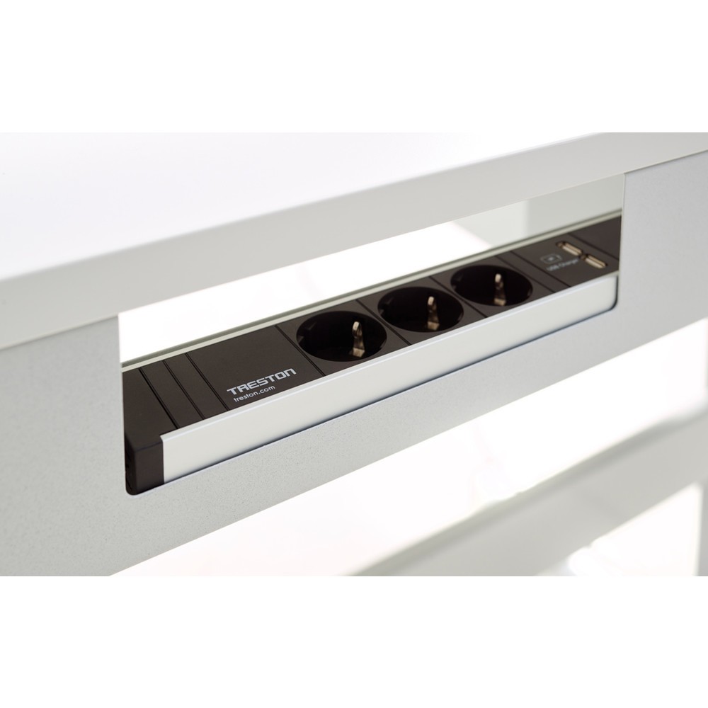 Produktabbildung Nr. 2: Kabelwanne für TRESTON TED-Arbeitstisch, HxBxT 100 x 800 x 62 mm