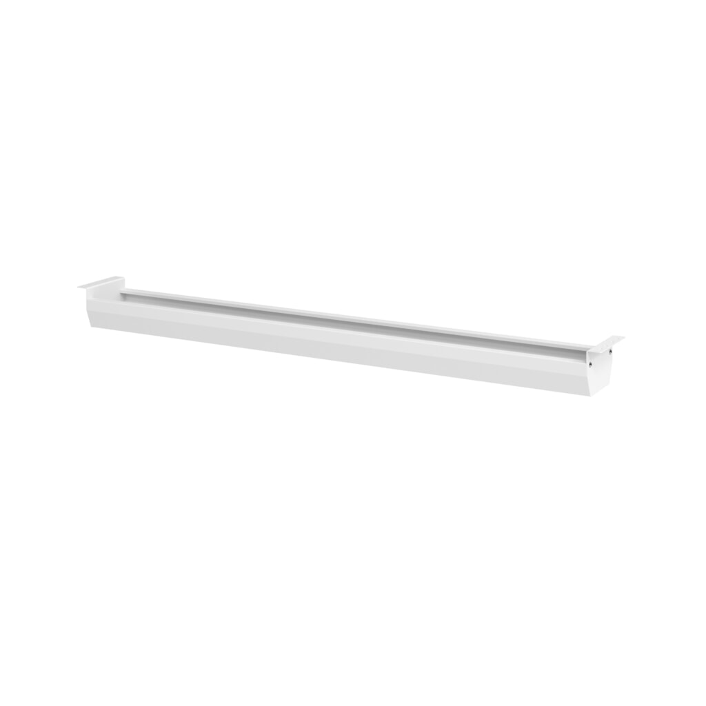 Kabelwanne klappbar für Hammerbacher Schreibtische 160er, HxBxT 93 x 1.262 x 144 mm, weiß Produktabbildung: Kabelwanne klappbar für Hammerbacher Schreibtische 160er, HxBxT 93 x 1.262 x 144 mm, weiß