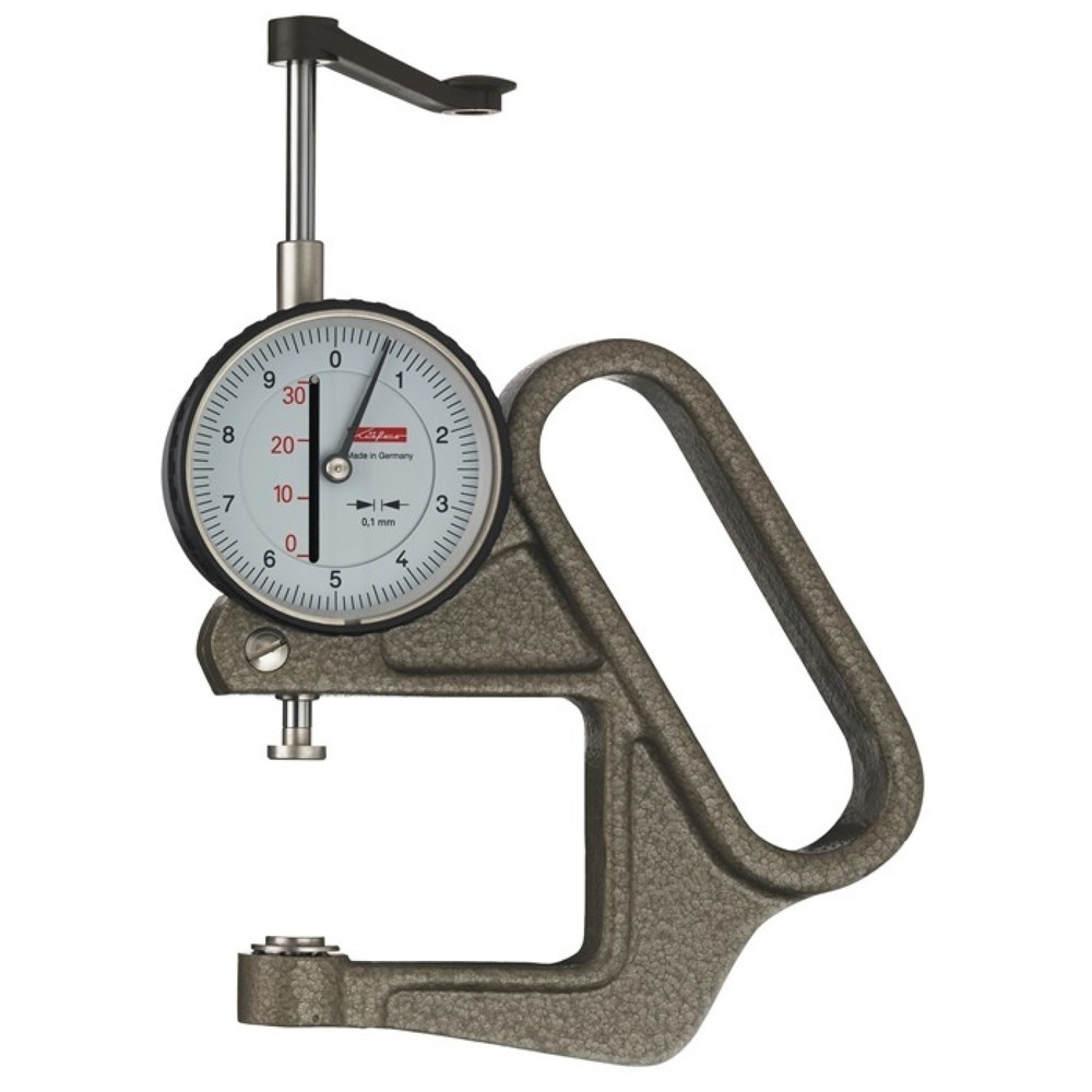 Produktabbildung: KÄFER Dickenmessgerät K 50/3 A, flach 30=a mm, 0-30 mm Ablesung 0,1 mm