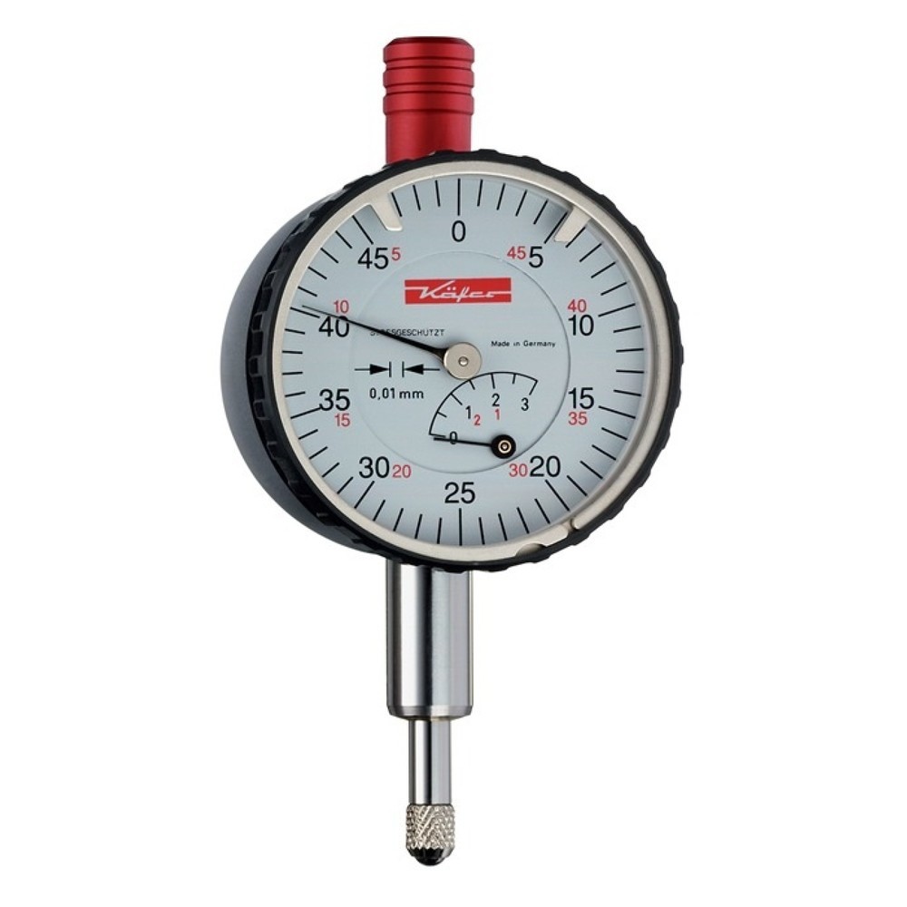 Produktabbildung: KÄFER Kleinmessuhr KM 4T, ohne Stoßschutz, 3 mm Ablesung 0,01 mm