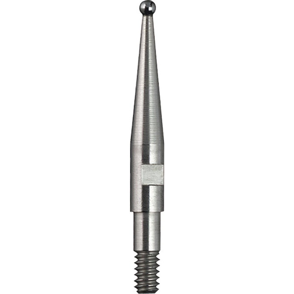 Produktabbildung: KÄFER Messeinsatz, M1,6 Hartmetall, Ø 1 mm Länge 11,8 mm Kugel, Fühlhebelmessgerät