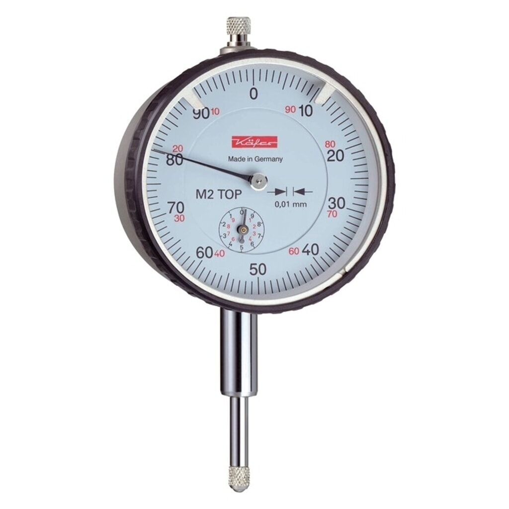 Produktabbildung: KÄFER Messuhr M2 Top, 10 mm Ablesung 0,01 mm