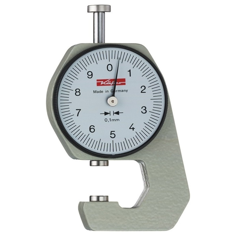Produktabbildung: KÄFER Taschendickenmessgerät K 15, plan 6,35 mm, 0-10 mm Ablesung 0,1 mm
