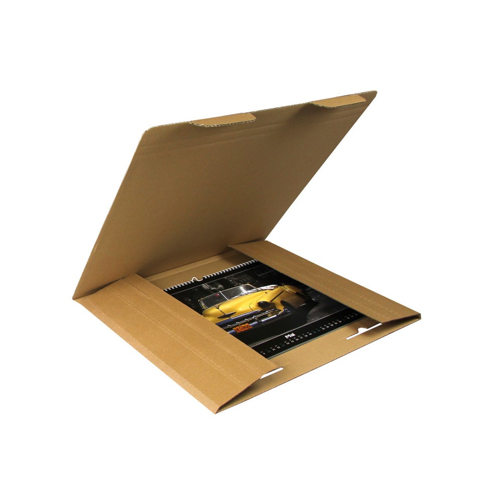 Produktabbildung Nr. 2: Kalenderverpackung, 500 x 420 x 12 mm, Qualität 1.20 B, braun, DIN B3