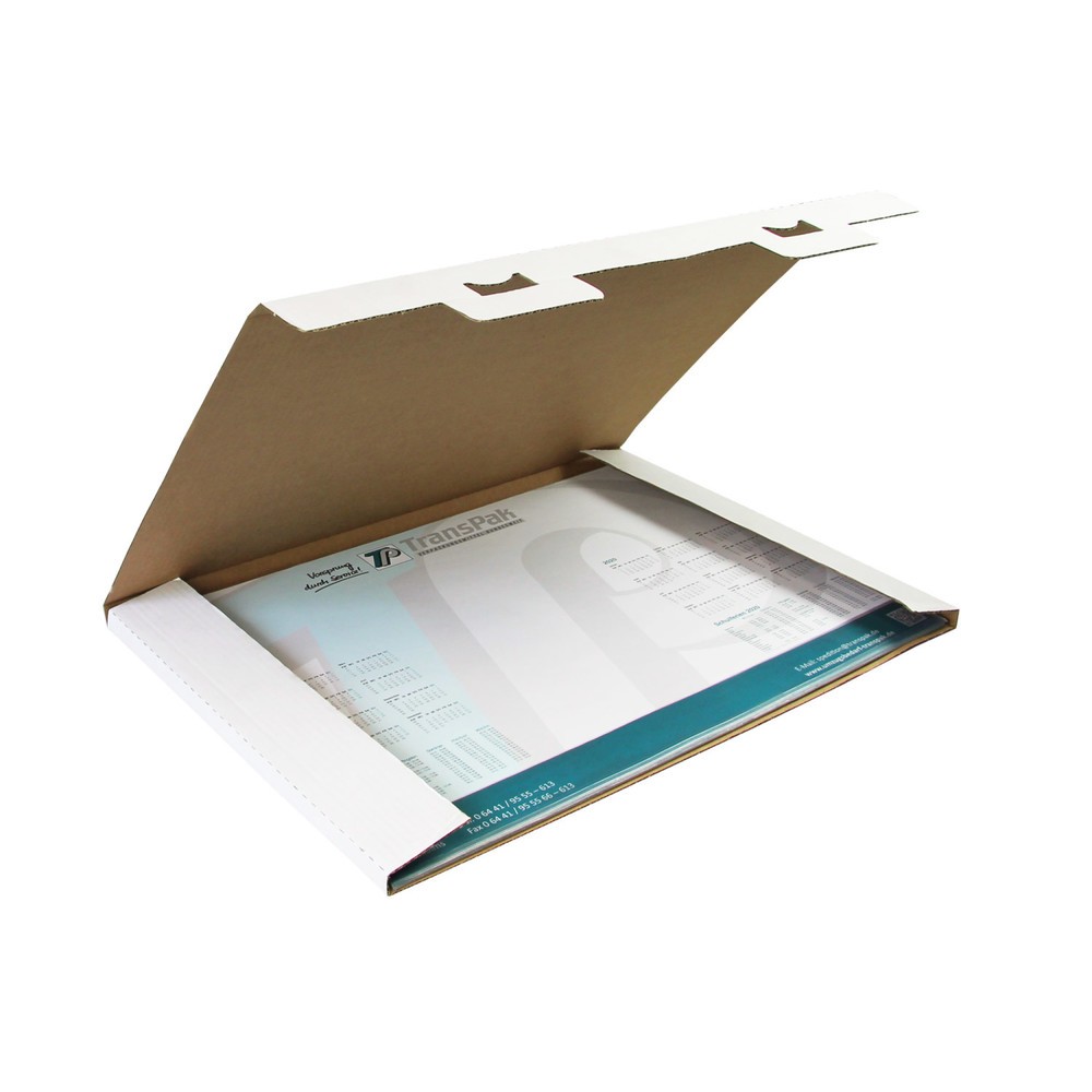 Produktabbildung Nr. 2: Kalenderverpackung, 605 x 427 x 15 mm, Qualität 1.30 B, weiß, DIN A2