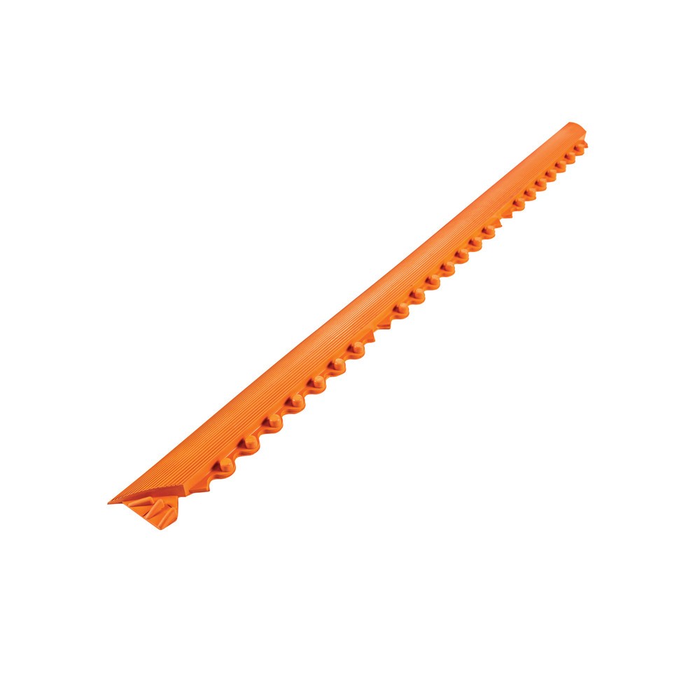 Produktabbildung Nr. 3: Kantenleiste für NoTrax Anti-Ermüdungsmatte aus Nitrilgummi, männlich, BxL 910 x 52 mm, orange