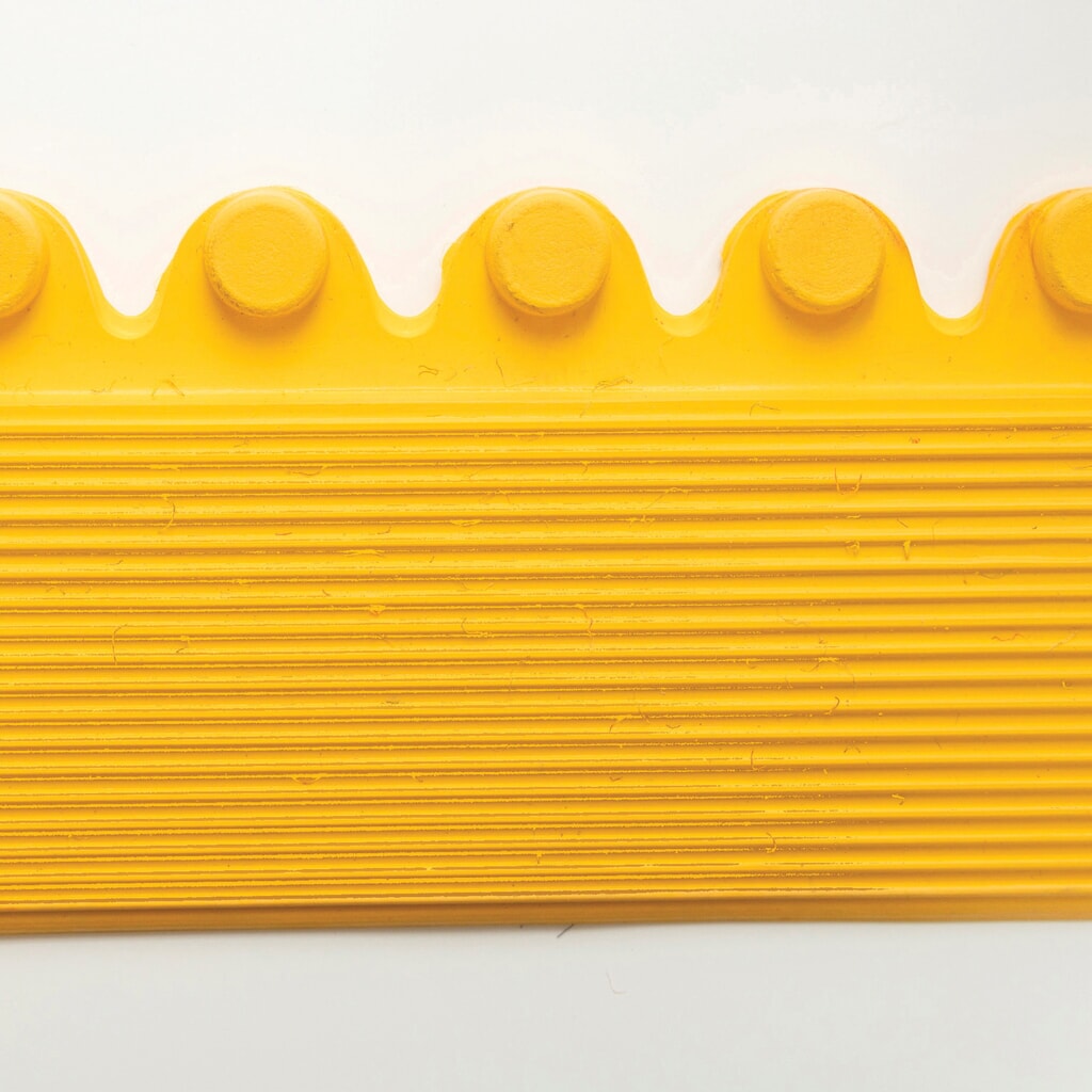 Produktabbildung Nr. 5: Kantenleiste, Stecksystem für NoTrax Schweißer-Arbeitsplätze, männlich, BxL 910 x 52 mm, gelb