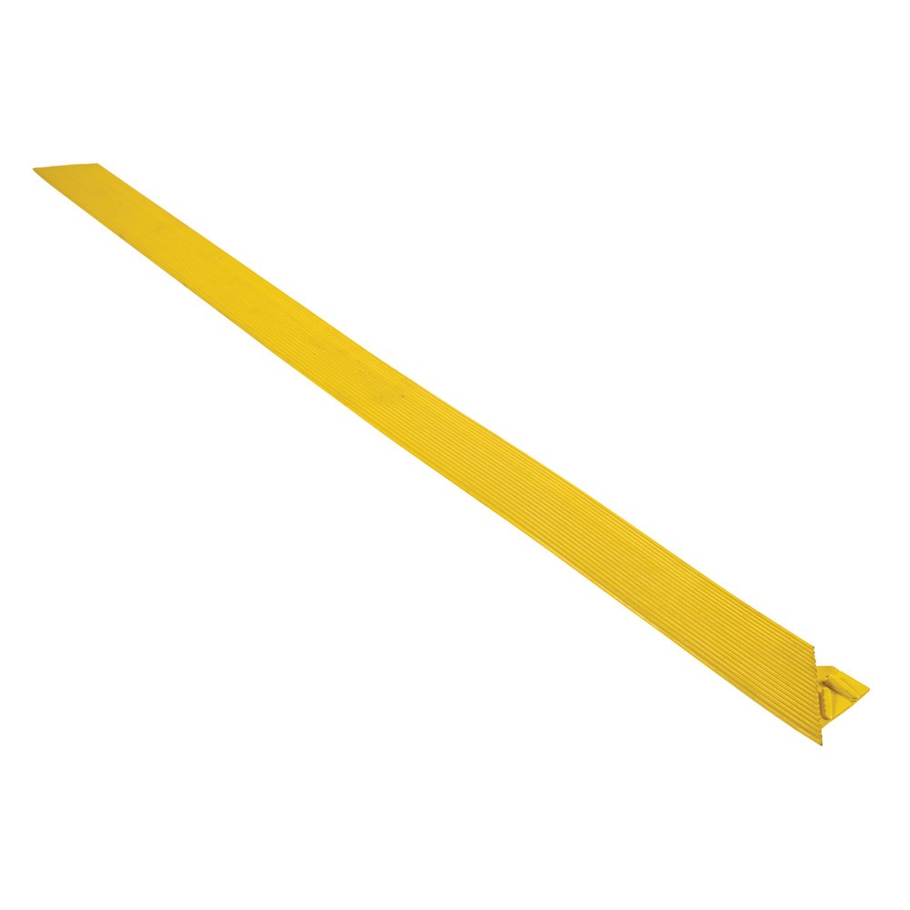 Produktabbildung Nr. 5: Kantenleiste, Stecksystem für NoTrax Schweißer-Arbeitsplätze, ohne Noppen, BxL 910 x 52 mm, gelb
