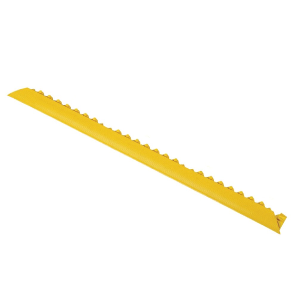 Produktabbildung Nr. 8: Kantenleiste, Stecksystem für NoTrax Schweißer-Arbeitsplätze, mit Noppen, BxL 910 x 52 mm, gelb