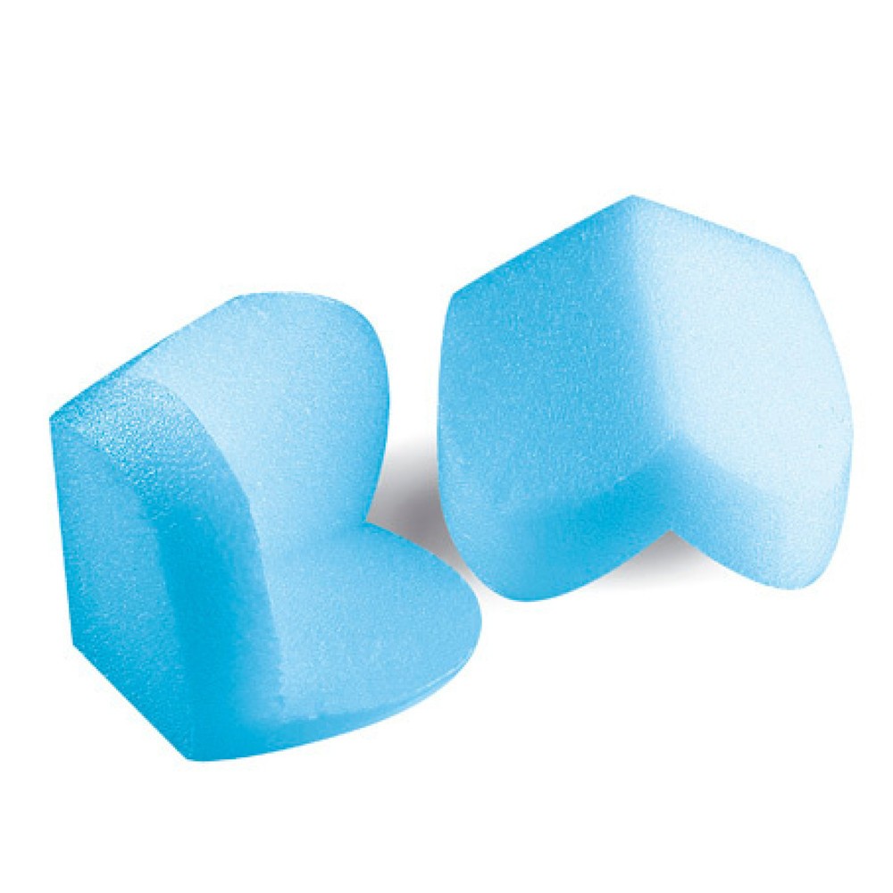 Produktabbildung: Kantenschutzecken PRO CC, 70mm Schenkellänge, 12mm Stärke, blau, aus Schaum, 1 VE = 3100 Stk