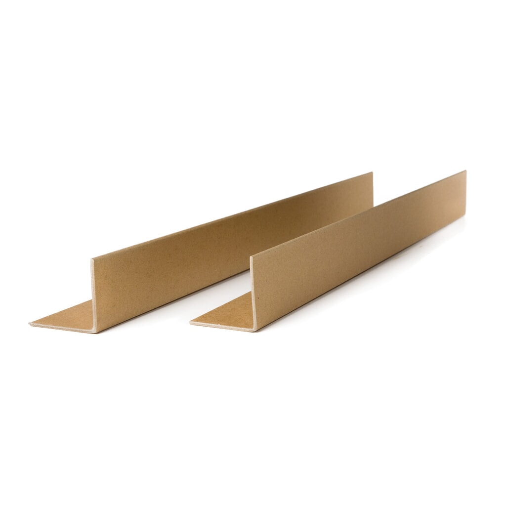 Kantenschutzleiste aus Karton, Länge 1.100 mm, Schenkellänge 35 x 35 mm, 100 Stk/VE Produktabbildung: Kantenschutzleiste aus Karton, Länge 1.100 mm, Schenkellänge 35 x 35 mm, 100 Stk/VE