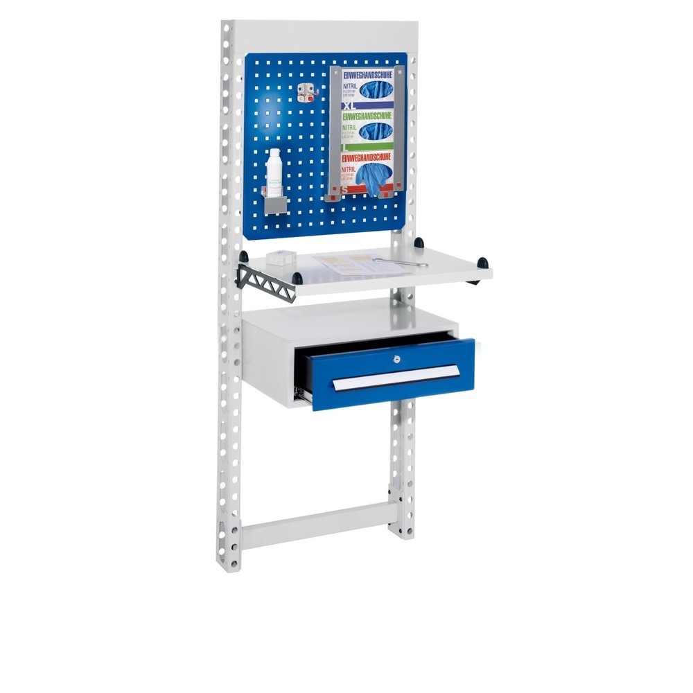 Produktabbildung: Kappes ErgoPlus® Hygienestation, Wandmodul, HxBxT 1.650 x 670 x 400 mm, Modell 4