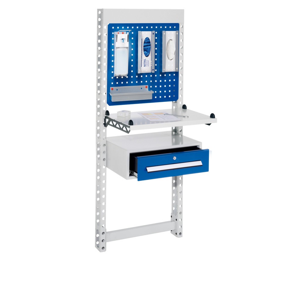 Produktabbildung: Kappes ErgoPlus® Hygienestation, Wandmodul, HxBxT 1.650 x 670 x 400 mm, Modell 1