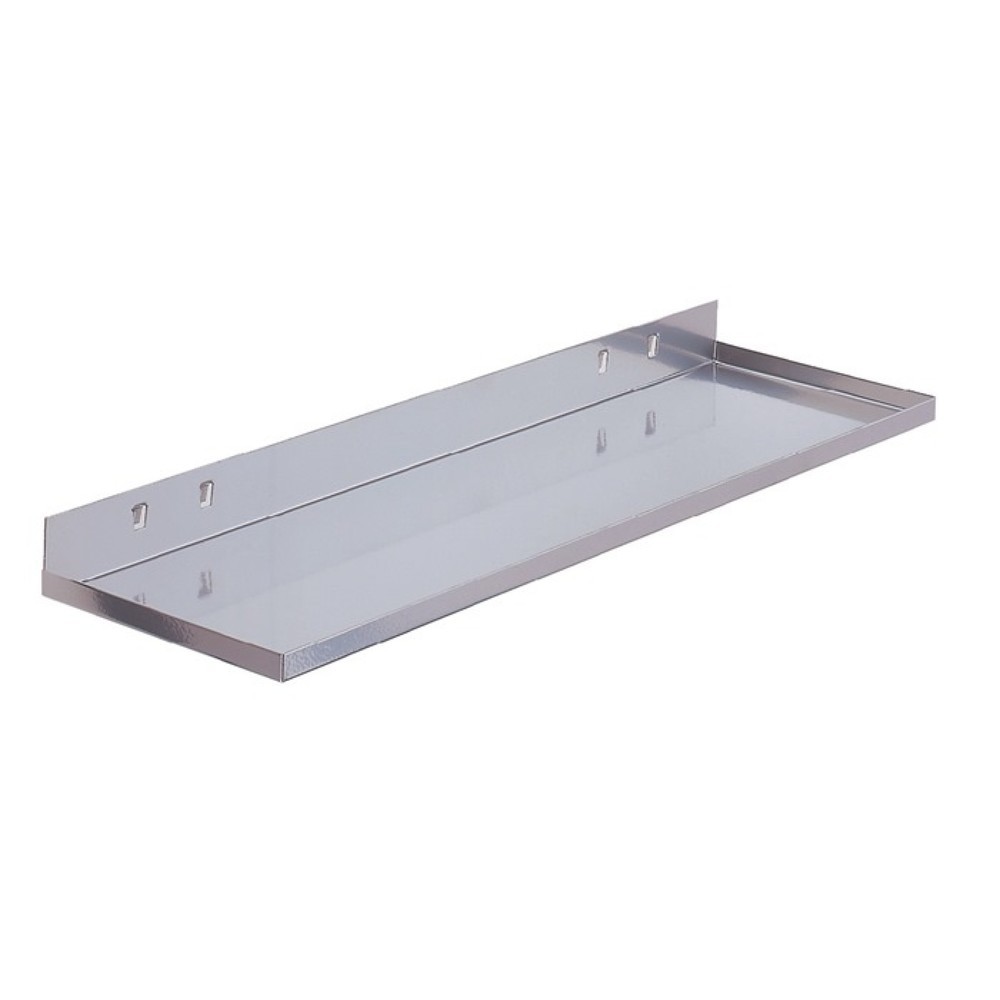 Produktabbildung: Kappes RasterPlan  Ablageplatte, alufarben, B445xT150mm, passend für Lochplatte