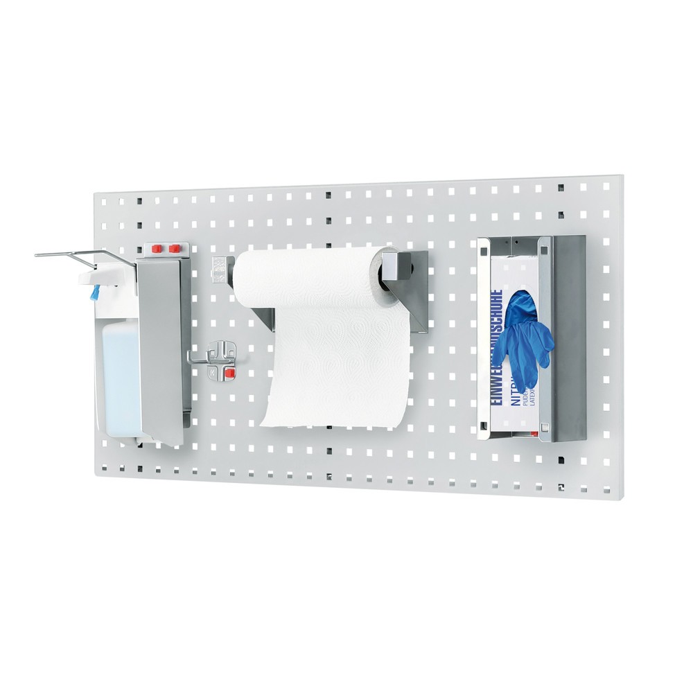 Produktabbildung: Kappes RasterPlan Hygienestation, Lochplatte, HxB 450 x 1.000, Modell 4