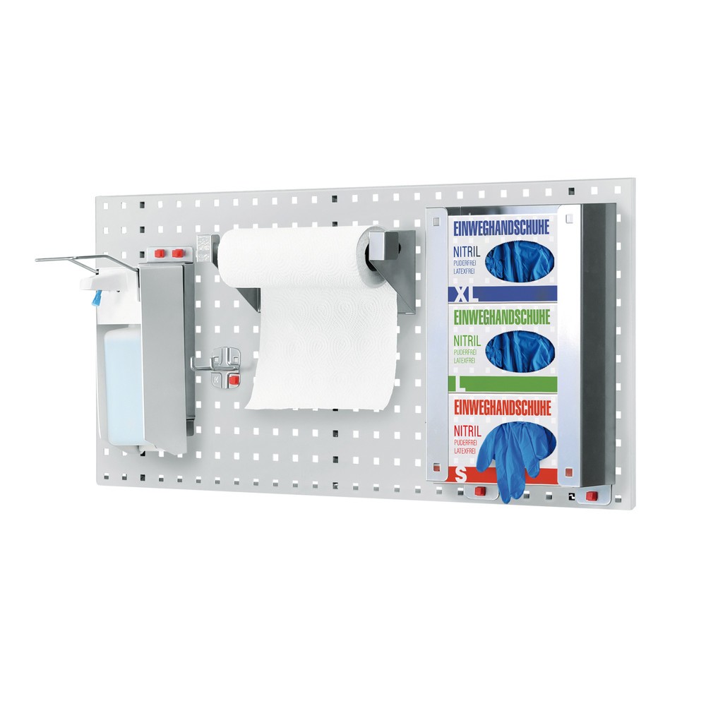 Produktabbildung: Kappes RasterPlan Hygienestation, Lochplatte, HxB 450 x 1.000, Modell 3