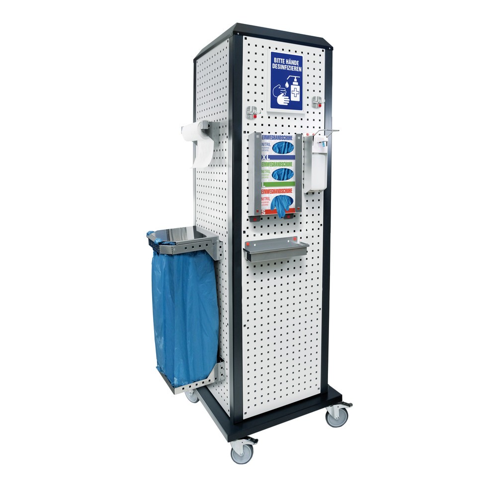 Produktabbildung: Kappes RasterPlan Hygienestation, mobil, ohne Tür, HxBxT 2.175 x 700 x 700 mm, Modell 1