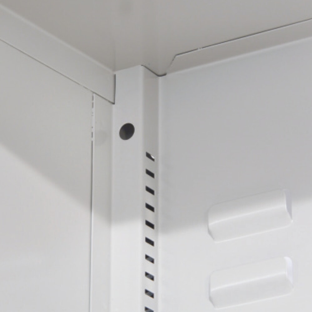 Produktabbildung Nr. 6: Kappes ®RasterPlan Magazinschrank, HxBxT 1.950 x 1.000 x 410 mm, mit Lagersichtkasten, 72 Stück (HxBxT 130 x 140 x 230 mm), Vollblechtüren, lichtgrau