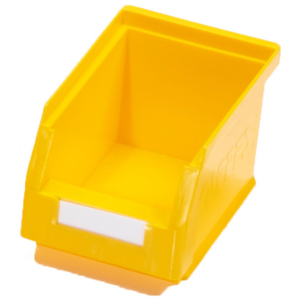Produktabbildung: Kappes RasterPlan® Sichtlagerkasten, HxBxT 130 x 140 x 230 mm, gelb