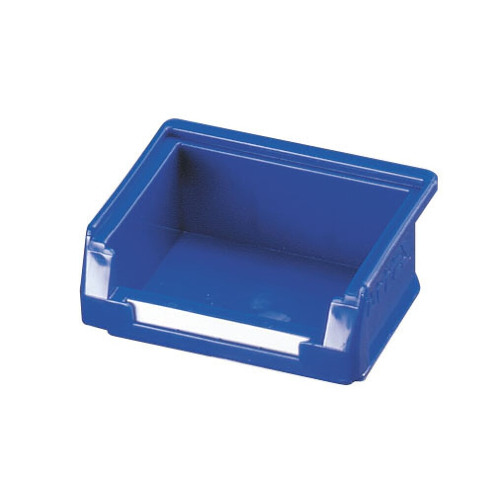 Kappes RasterPlan® Sichtlagerkasten, HxBxT 45 x 105 x 85 mm, blau Produktabbildung: Kappes RasterPlan® Sichtlagerkasten, HxBxT 45 x 105 x 85 mm, blau