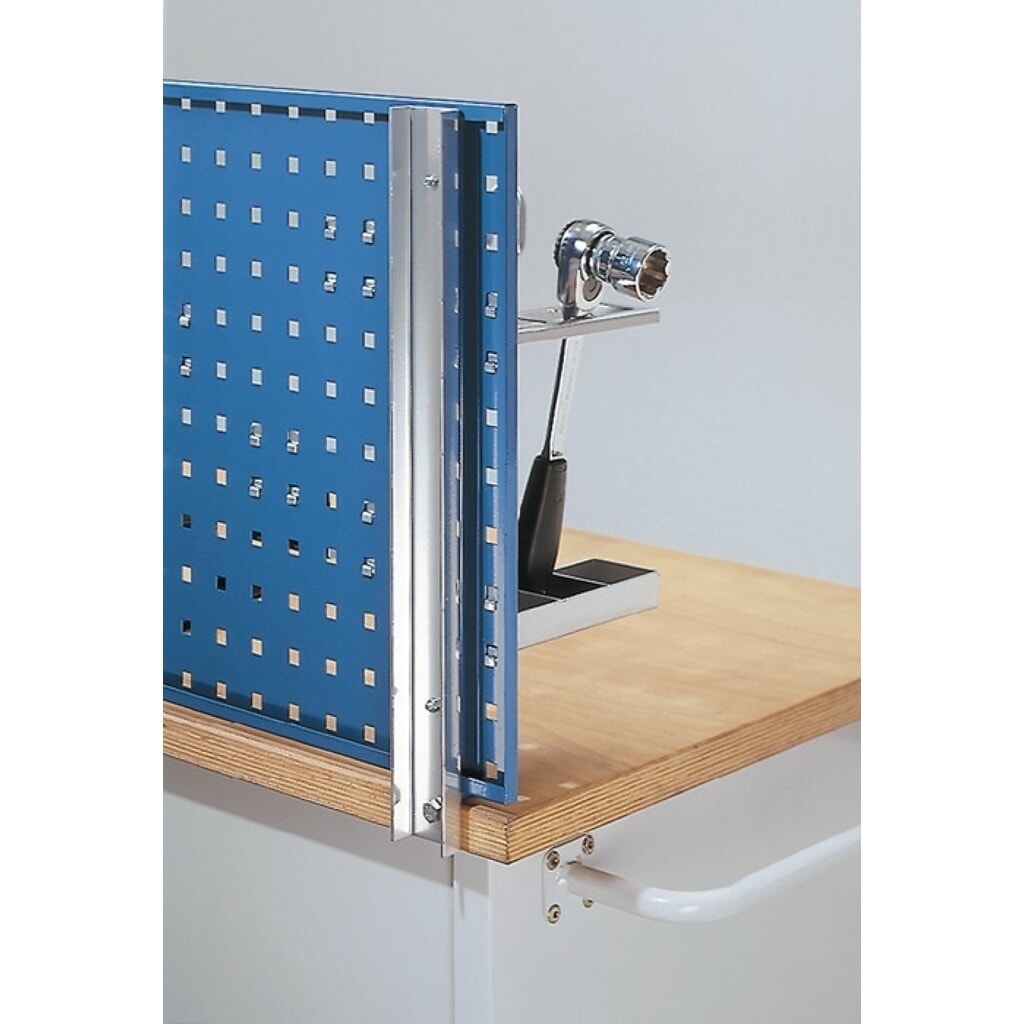 Kappes RasterPlan Werkbankhalterung, passend für Loch-/Schlitzplatten, für Plattenlänge 1500/2000 mm Produktabbildung: Kappes RasterPlan Werkbankhalterung, passend für Loch-/Schlitzplatten, für Plattenlänge 1500/2000 mm
