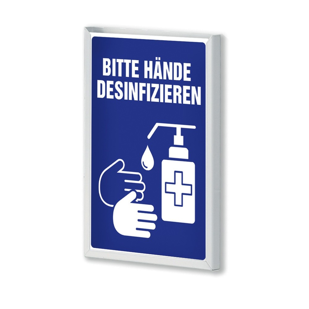Produktabbildung: Kappes RasterPlan Werkzeughalter, Hinweisschild “Desinfektion”, DIN A4, HxB 310 x 220 mm