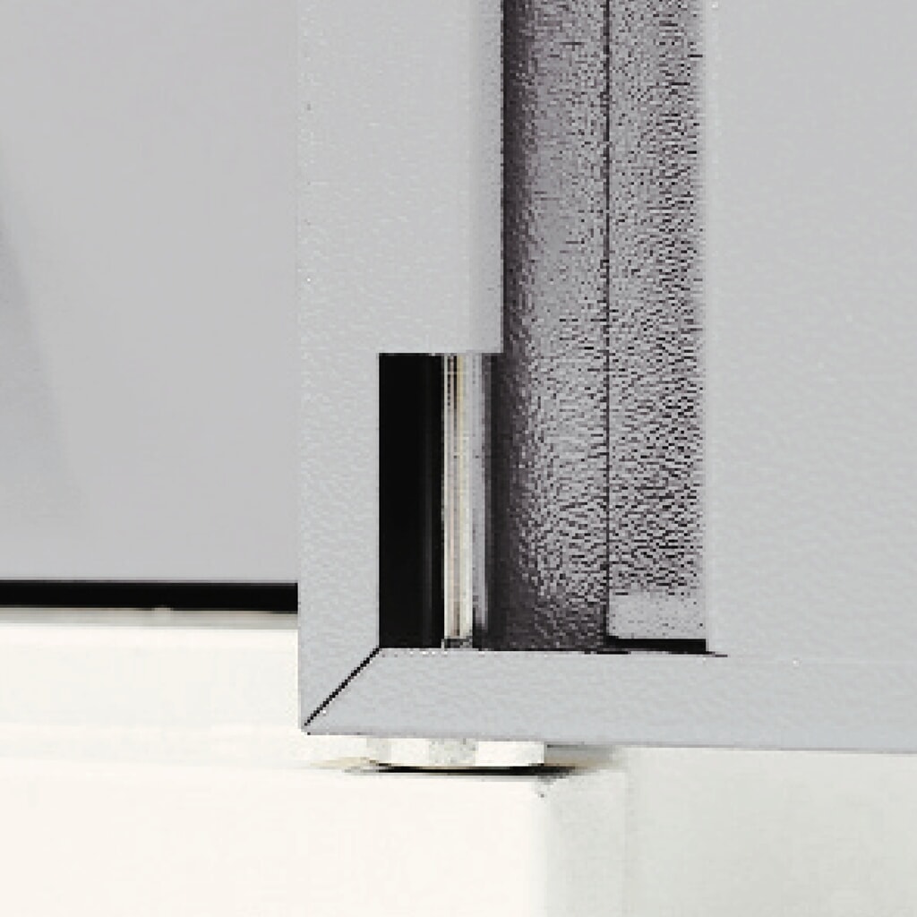Produktabbildung Nr. 2: Kappes RasterPlan Werkzeugschrank, HxBxT 1.950 x 1.000 x 410 mm, 2 Fachböden, Türinnenseite Lochplatten, lichtgrau