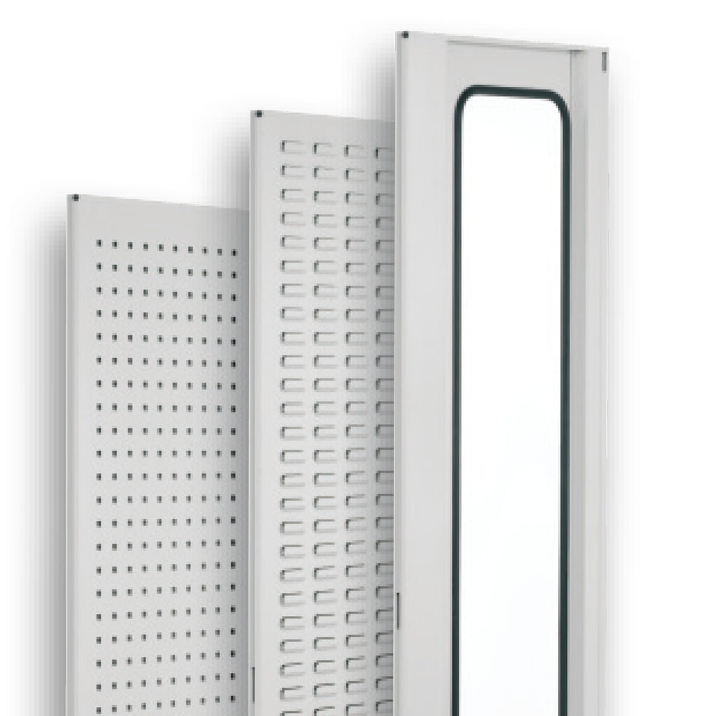 Produktabbildung Nr. 4: Kappes RasterPlan Werkzeugschrank, HxBxT 1.950 x 1.000 x 410 mm, 2 Fachböden, Türinnenseite Lochplatten, lichtgrau