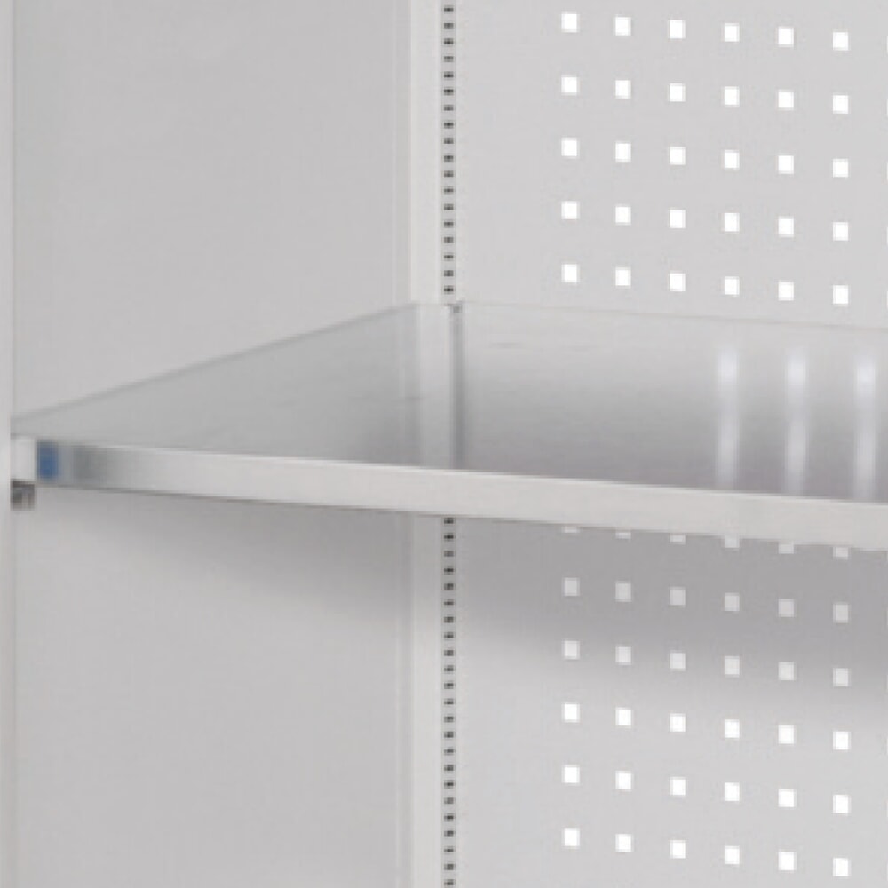 Produktabbildung Nr. 5: Kappes ®RasterPlan Werkzeugschrank, HxBxT 1.950 x 1.000 x 410 mm, 2 Fachböden, Sichtfenstertür, lichtgrau, enzianblau