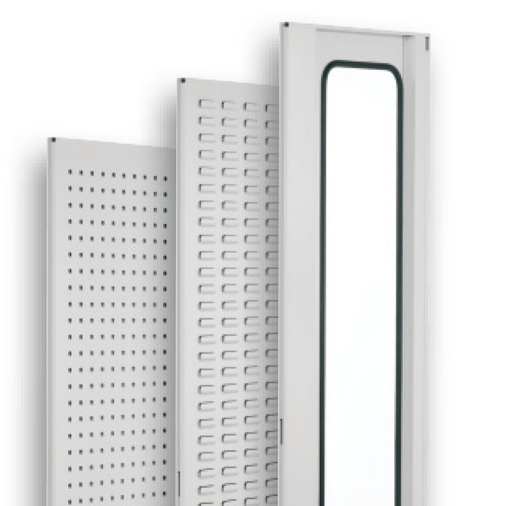 Produktabbildung Nr. 6: Kappes ®RasterPlan Werkzeugschrank, HxBxT 1.950 x 1.000 x 410 mm, 2 Fachböden, Sichtfenstertür, lichtgrau, enzianblau