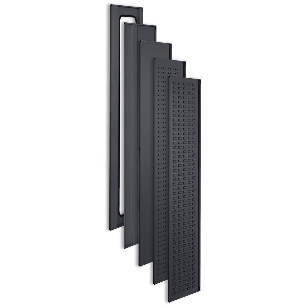 Produktabbildung Nr. 7: Kappes Schwerlastschrank ohne Mitteltrennwand, HxBxT 1.950 x 1.000 x 600 mm, Türinnenseite mit RasterPlan Lochplatten, 4 Böden, lichtgrau