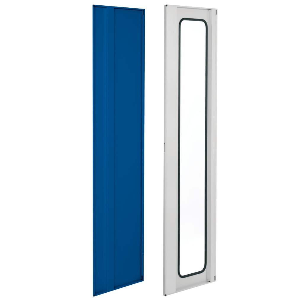 Kappes Systemschrank, 4 Fachböden, Vollblechtür, HxBxT 1950 mm x 1000 mm x 410 mm, lichtgrau, anthrazitgrau Produktabbildung Nr. 2: Kappes Systemschrank, 4 Fachböden, Vollblechtür, HxBxT 1950 mm x 1000 mm x 410 mm, lichtgrau, anthrazitgrau