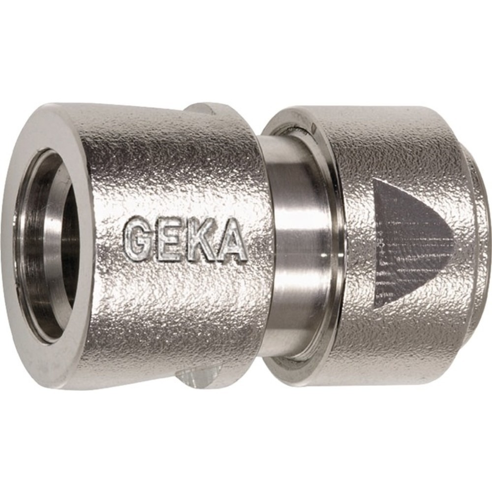 Produktabbildung: KARASTO Schlauchstück GEKA plus, Messing vernickelt Schlauchgröße 13 mm, SB