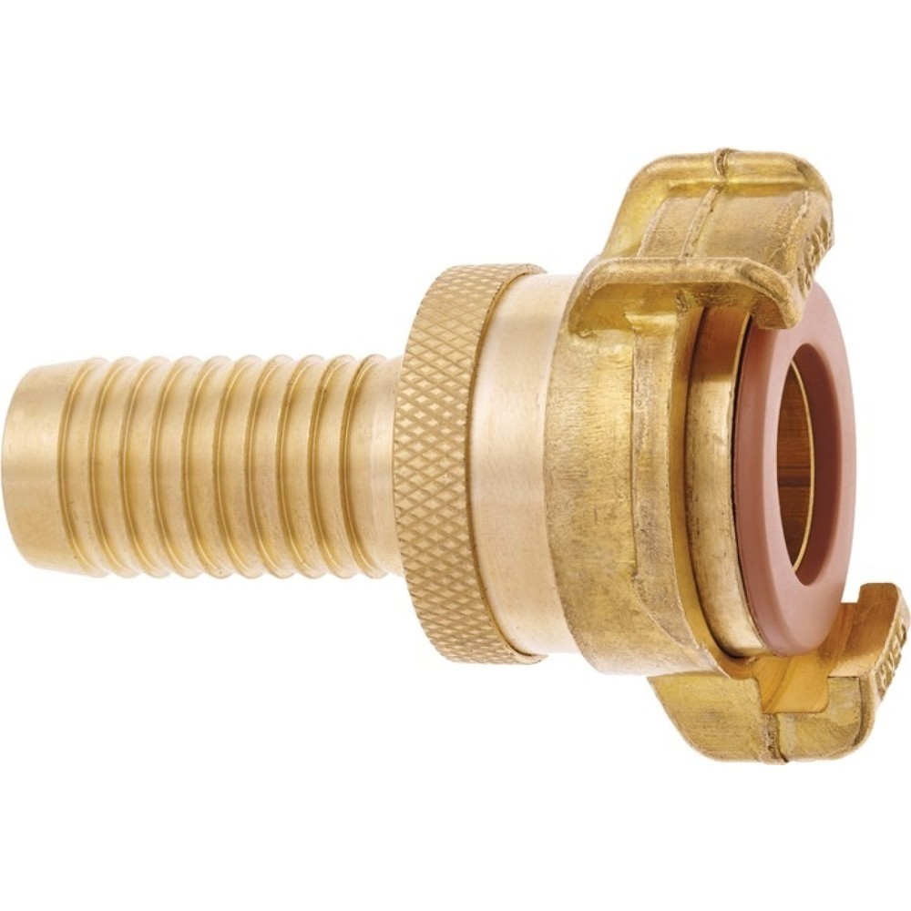 Produktabbildung: KARASTO Schlauchstück GEKA plus SH-K, Messing Schlauchgröße 19 mm, für Trinkwasser