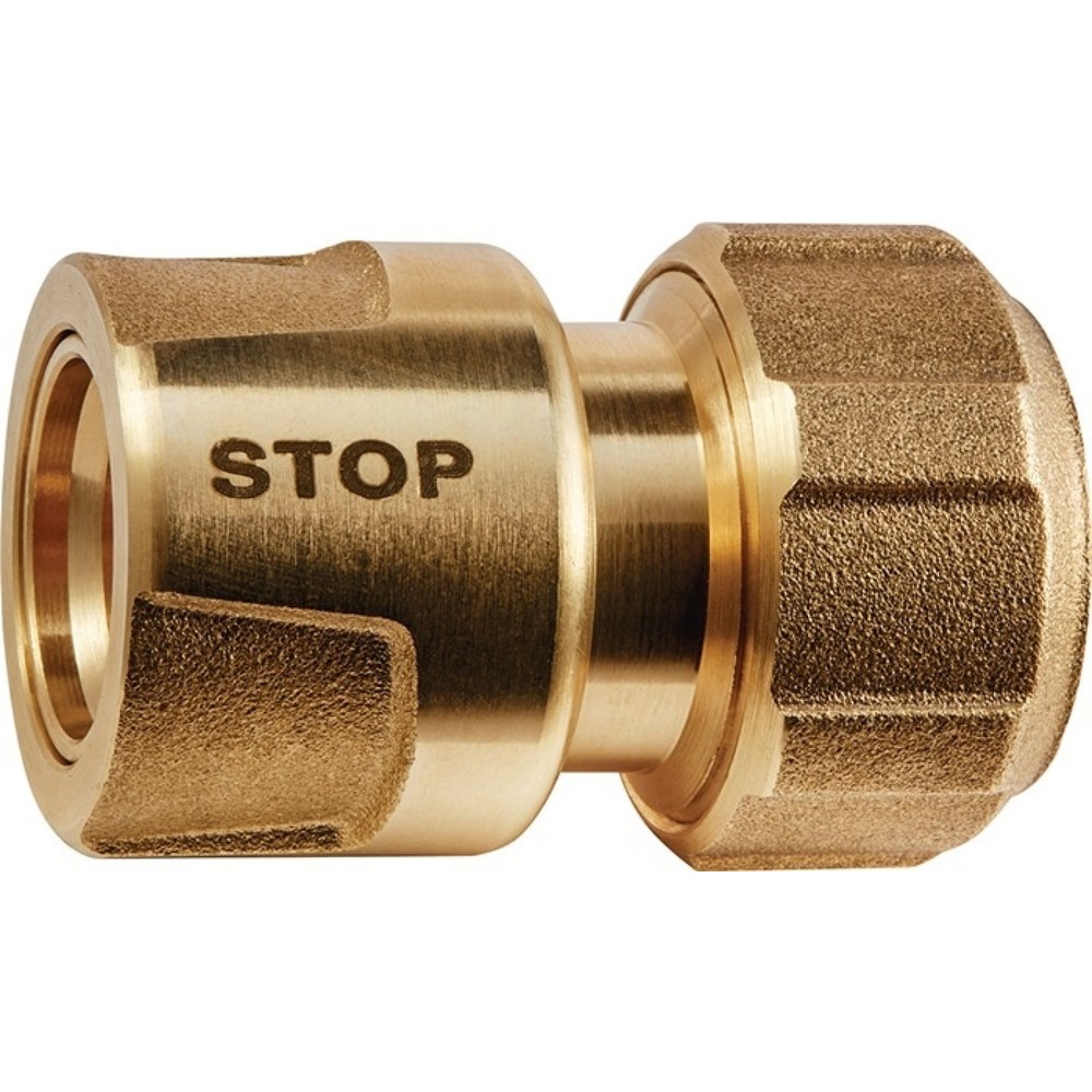 Produktabbildung: KARASTO Schlauchstück GEKA plus-Stecksystem KTW, Messing Schlauchgröße 13 mm, SB