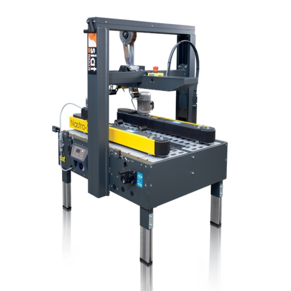 Produktabbildung: Kartonverschlussmaschine NASTRO-SB™ L6-L, mit 75 mm Verschlussaggregat, für Kartonmaße HxBxT 50-650 x 105-650 x 150 mm