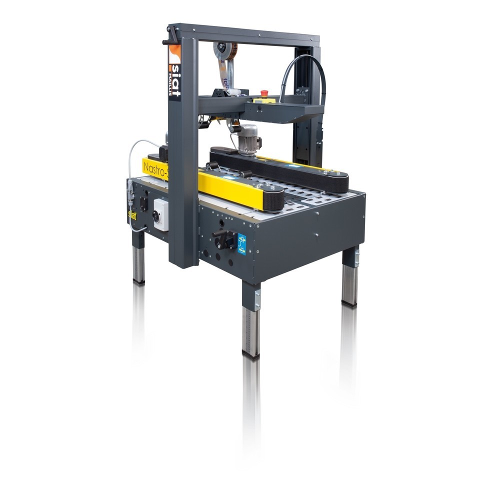 Produktabbildung: Kartonverschlussmaschine NASTRO-SB™ M5-L, mit 50 mm Verschlussaggregat, für Kartonmaße HxBxT 50-500 x 105-500 x 150 mm