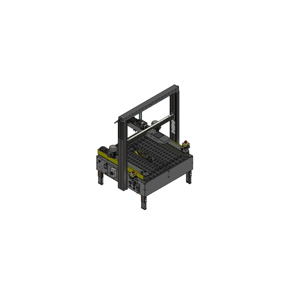 Produktabbildung: Kartonverschlussmaschine NASTRO-SB™ M8-S, mit 75 mm Verschlussaggregat, für Kartonmaße HxBxT 120-800 x 150-800 x 150 mm