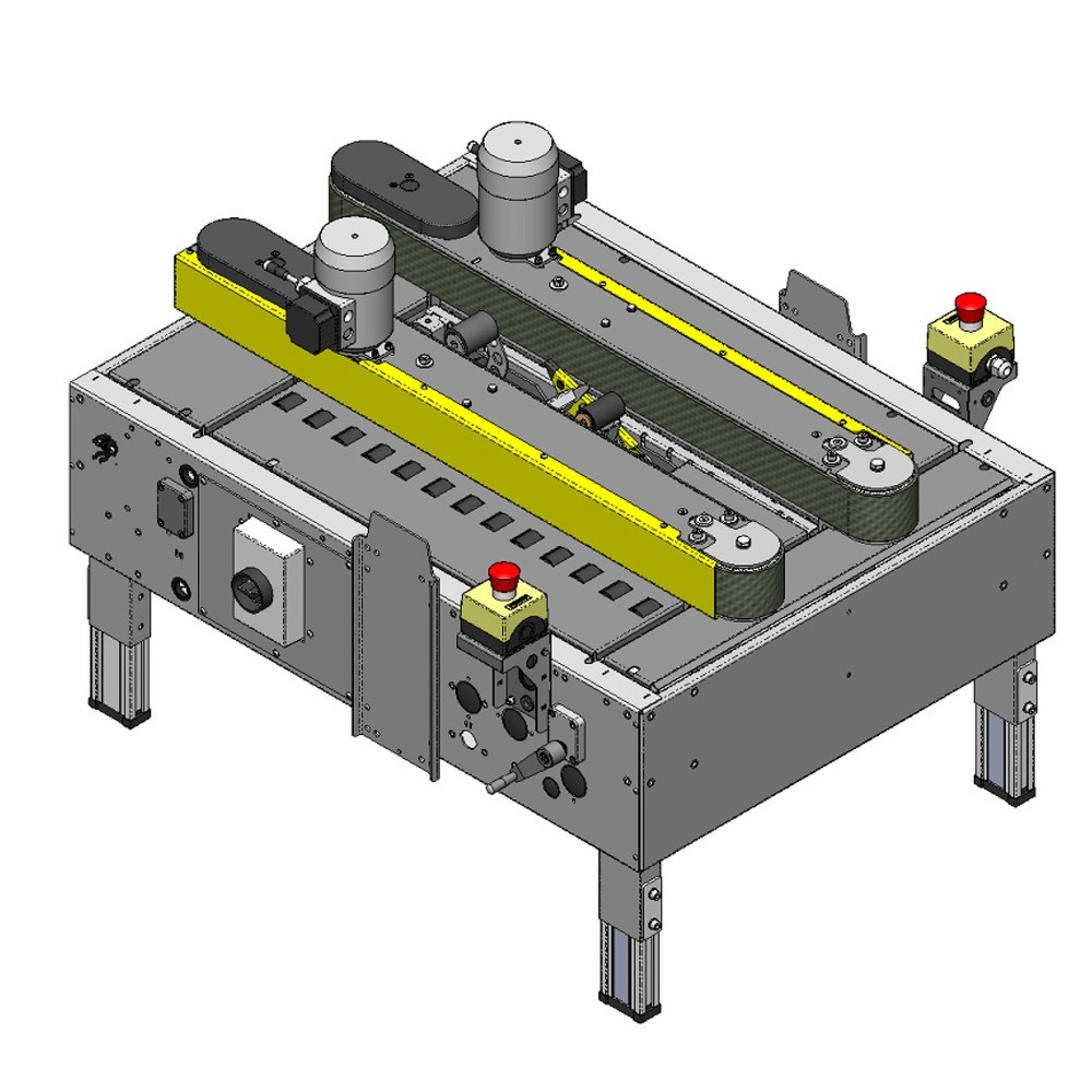 Produktabbildung: Kartonverschlussmaschine NASTRO-SB™ M5-S-OB, mit 50 mm Verschlussaggregat, für Kartonmaße HxBxT 90 x 150-500 x 150 mm